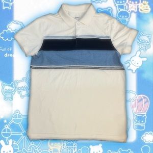 ❆ Goodfellow Blue and Cream Dad Polo Shirt ❆